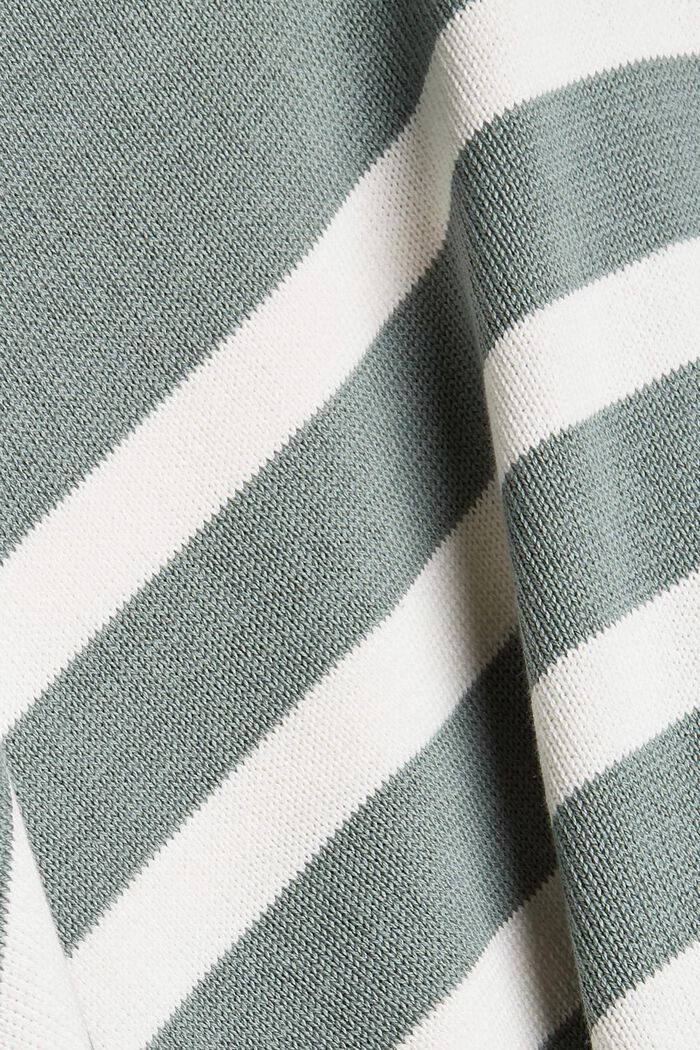 Striped jumper with wide sleeves, LIGHT GREEN, detail image number 4
