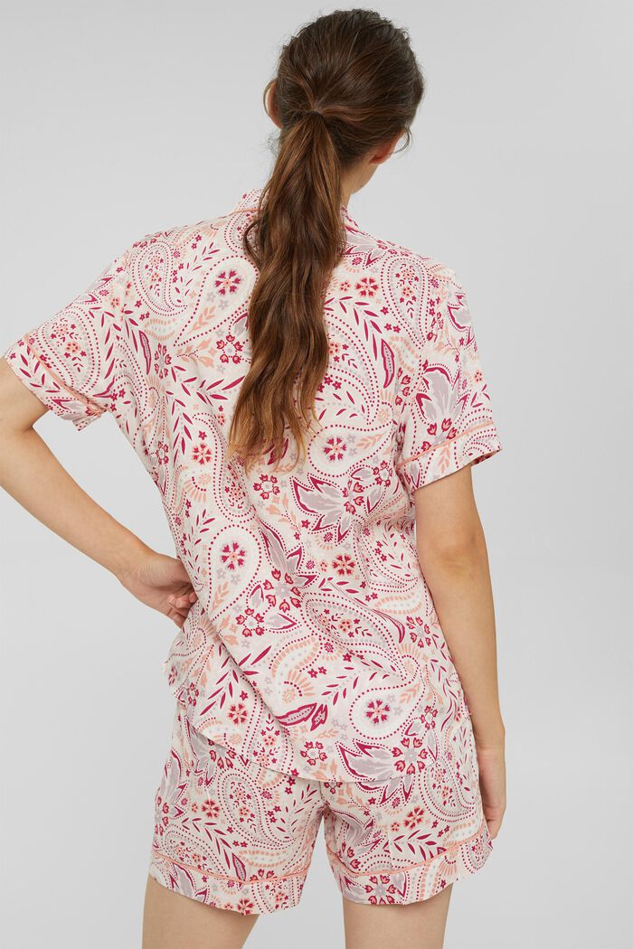 Short pyjamas made of 100% LENZING™ ECOVERO™, LIGHT PINK, detail image number 2
