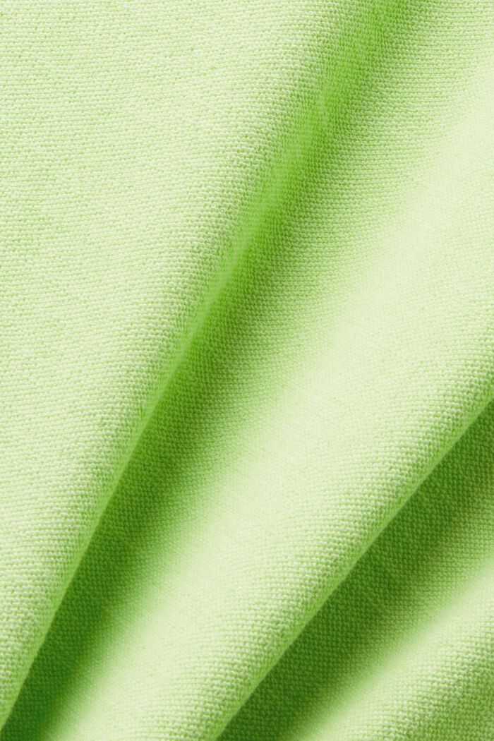 Textured sweatshirt, CITRUS GREEN, detail image number 5