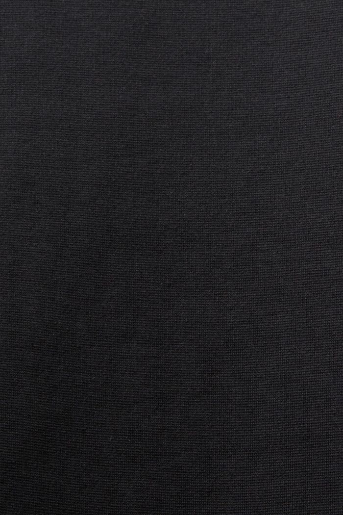 Long-Sleeve Punto Top, BLACK, detail image number 5
