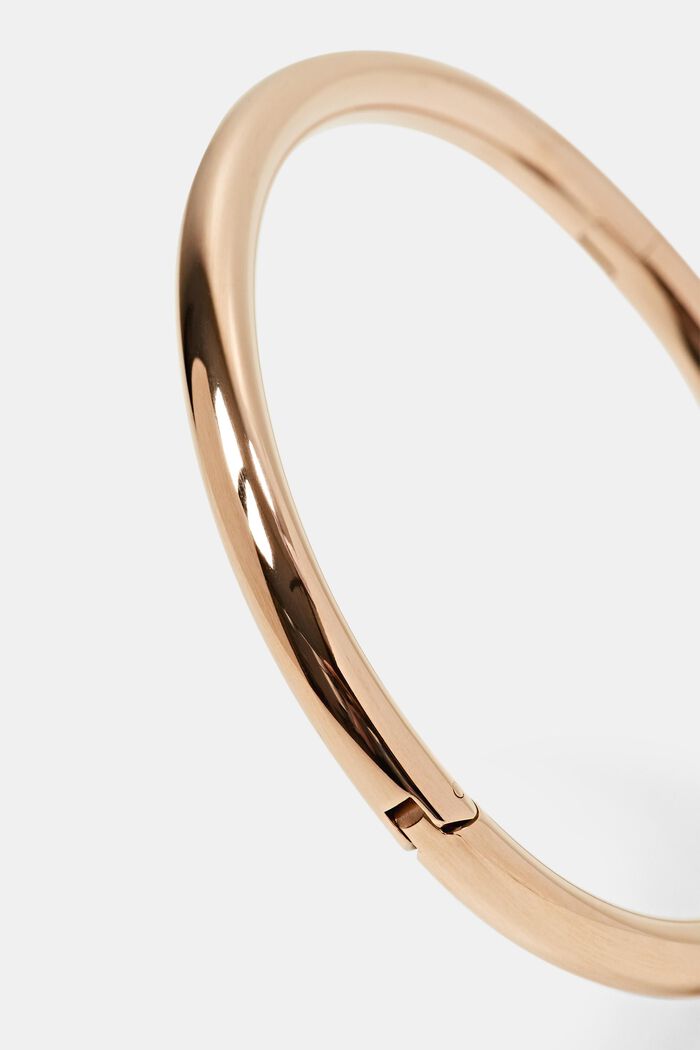 Bangle made of stainless steel, ROSEGOLD, detail image number 1