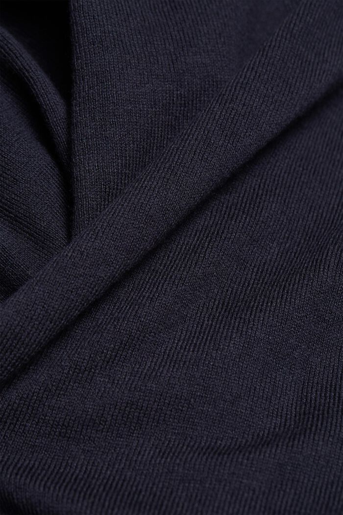 Cardigan made of blended organic cotton, NAVY, detail image number 6