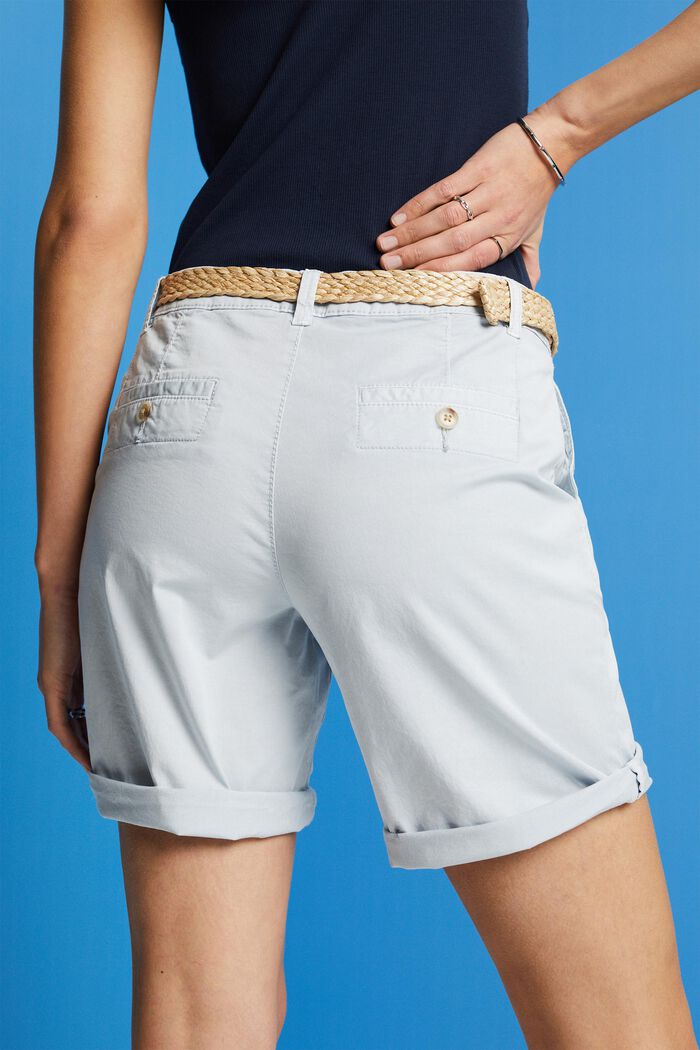 Chino Shorts, LIGHT BLUE, detail image number 4