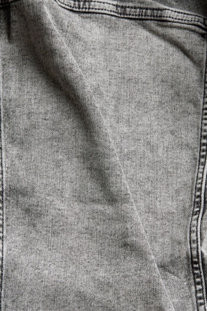 Denim jacket, GREY MEDIUM WASHED, detail image number 4
