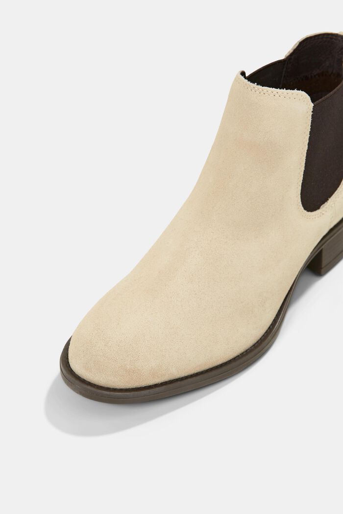 Suede Chelsea boots, SAND, detail image number 4