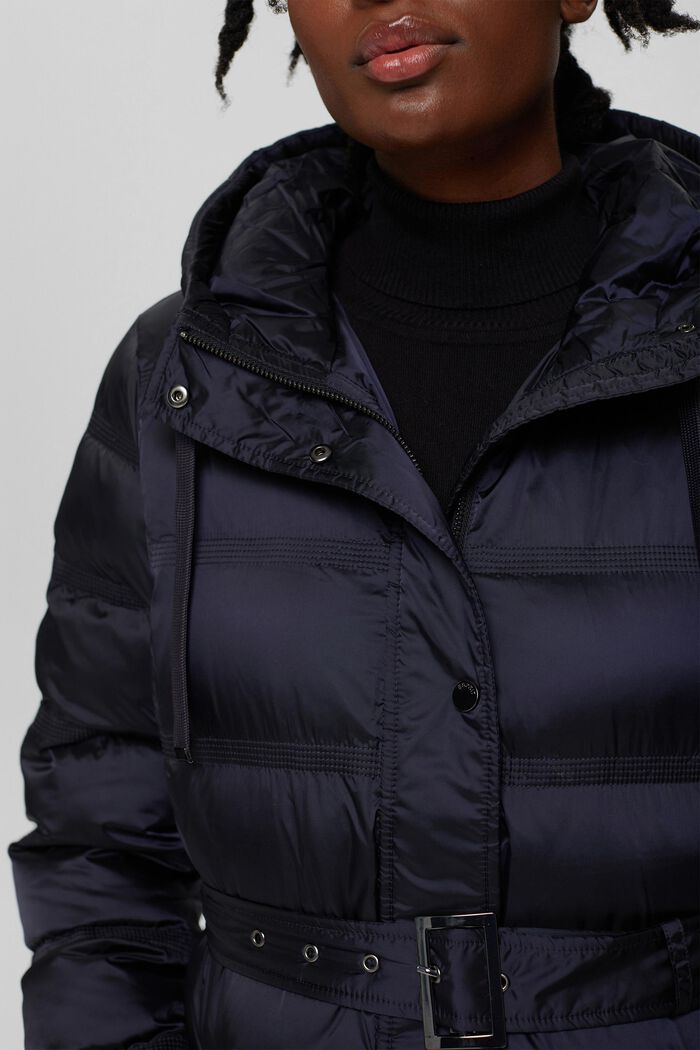 Recycled: quilted coat with 3M™ Thinsulate™, NAVY, detail image number 0