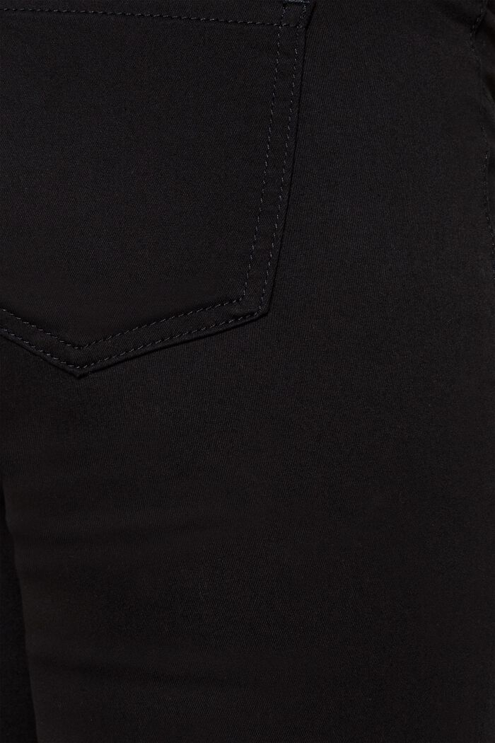 Stretch trousers with an over-bump waistband, BLACK, detail image number 1