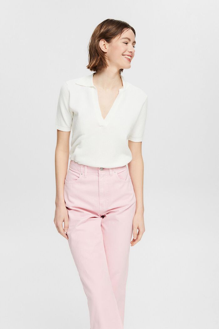 Containing hemp: straight-leg trousers, LIGHT PINK, detail image number 6