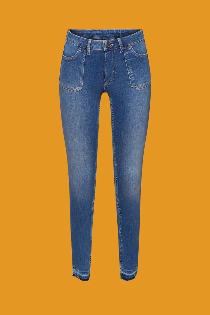 Stretch jeans, BLUE MEDIUM WASHED, detail image number 7