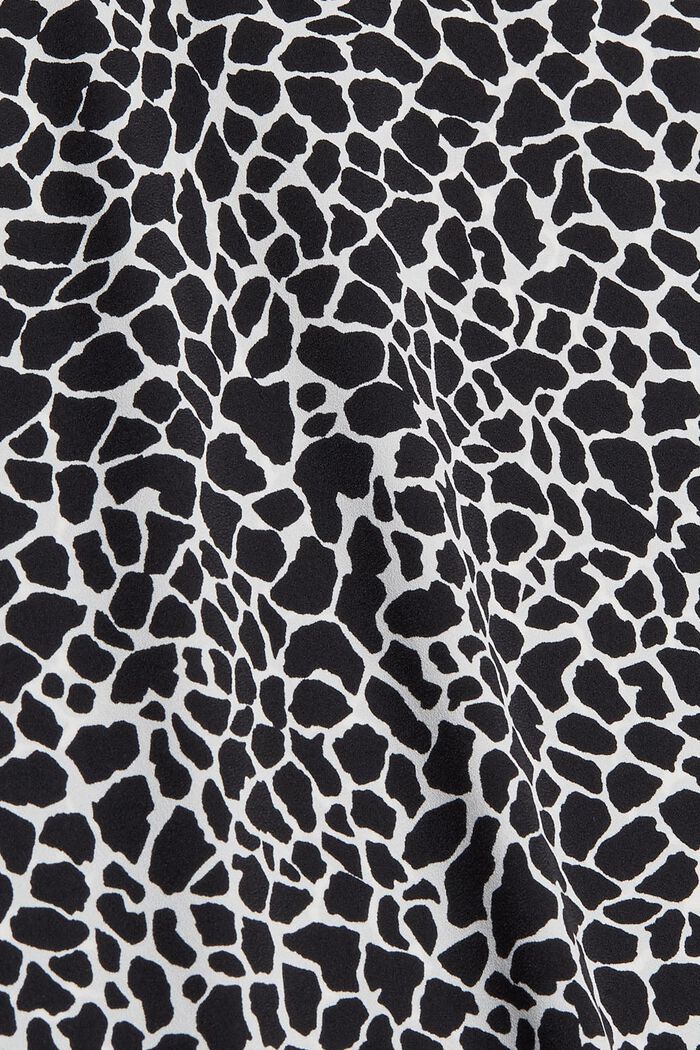 Blouse with an animal print, BLACK, detail image number 4