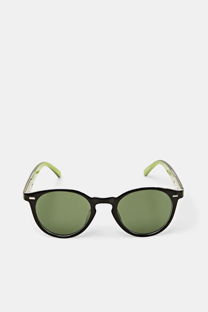 Unisex Round Sunglasses, BLACK, detail image number 3