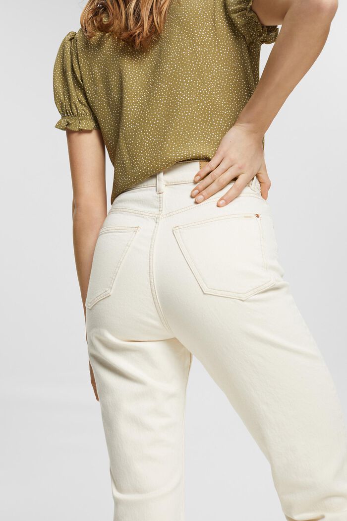 Containing TENCEL™: Cropped jeans, LIGHT BEIGE, detail image number 2