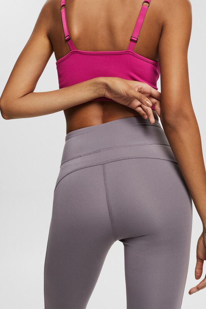Recycled: capri leggings with an E-DRY finish, TAUPE, detail image number 4