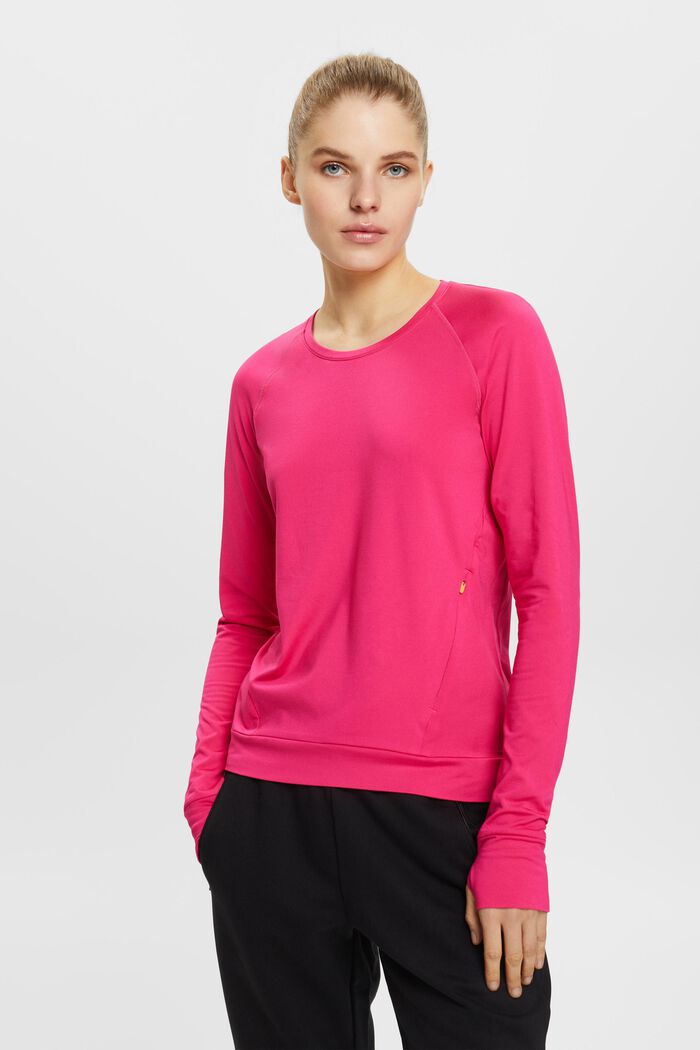 ESPRIT - Long-sleeved sports top with E-Dry at our Online Shop