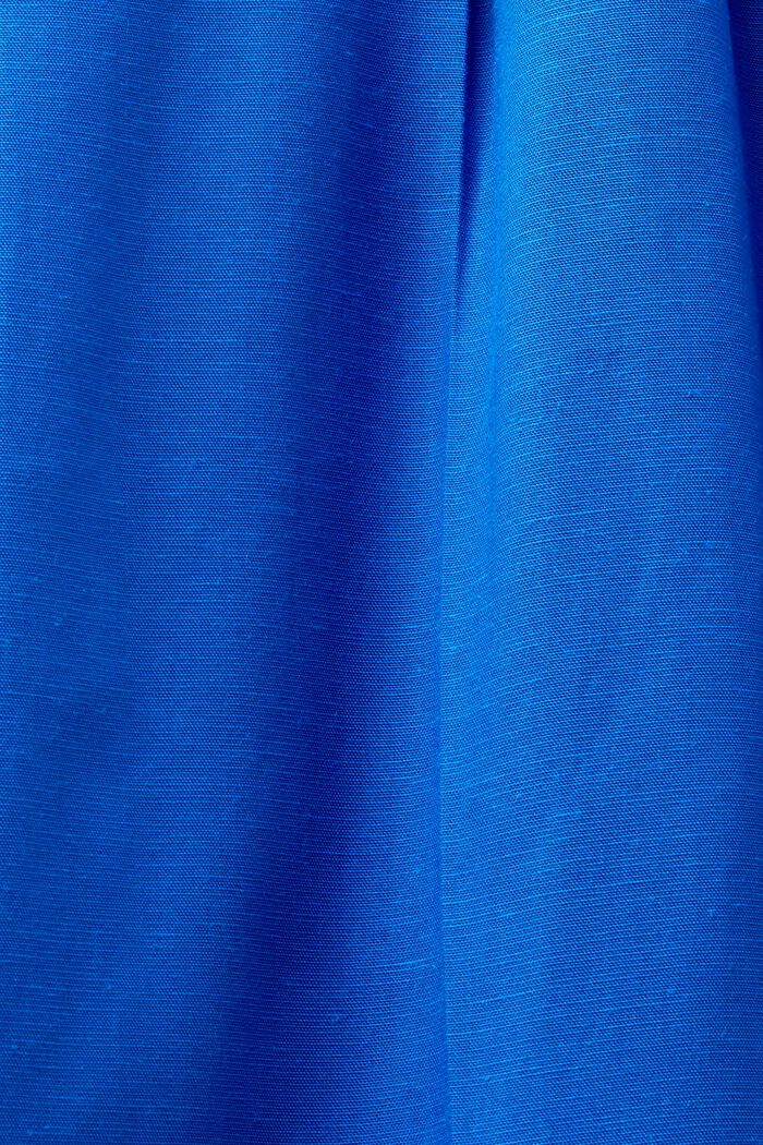 Mix and Match Cropped High-Rise Culotte Pants, BRIGHT BLUE, detail image number 6