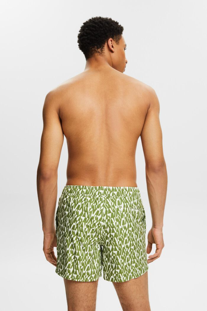 Printed Swimming Shorts, LEAF GREEN, detail image number 2
