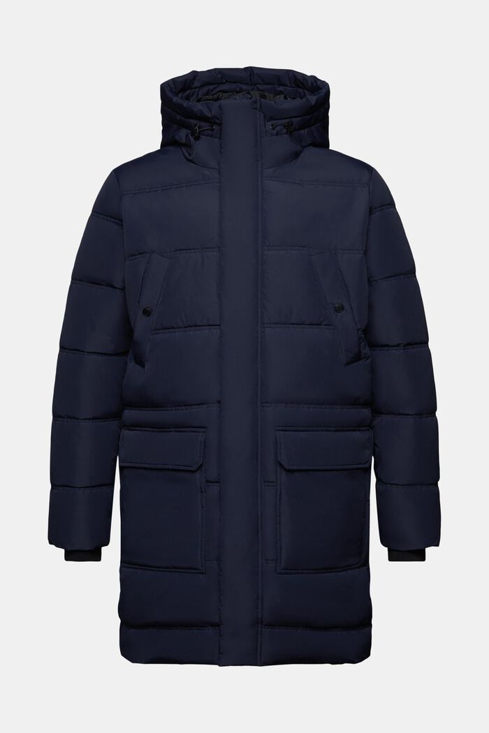 Quilted Puffer Jacket, NAVY, detail image number 6