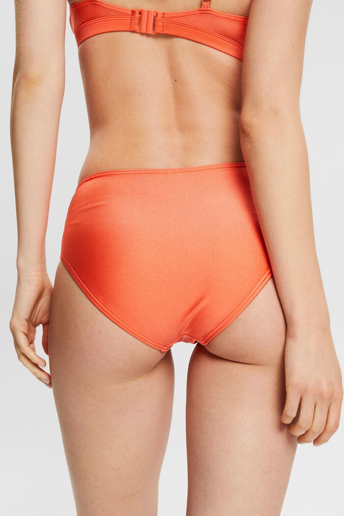 Bikini briefs in a wrap-over look , CORAL, detail image number 3