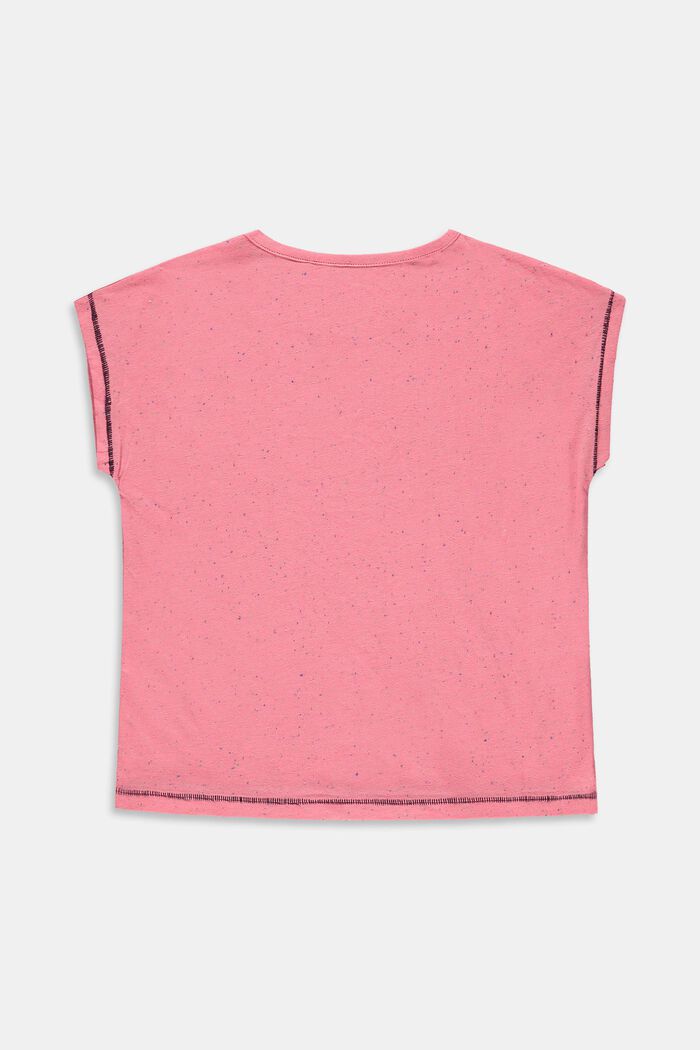 Boxy T-shirt with a colourful dimpled texture, PINK, detail image number 1