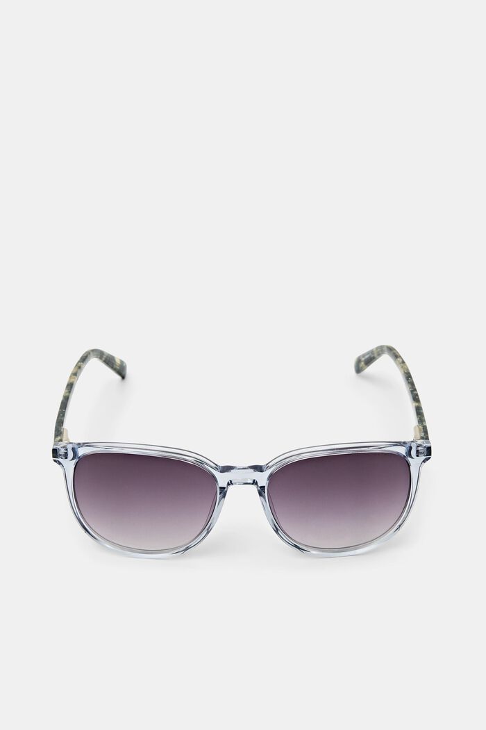 Gradient Square Framed Sunglasses, BLUE, detail image number 0