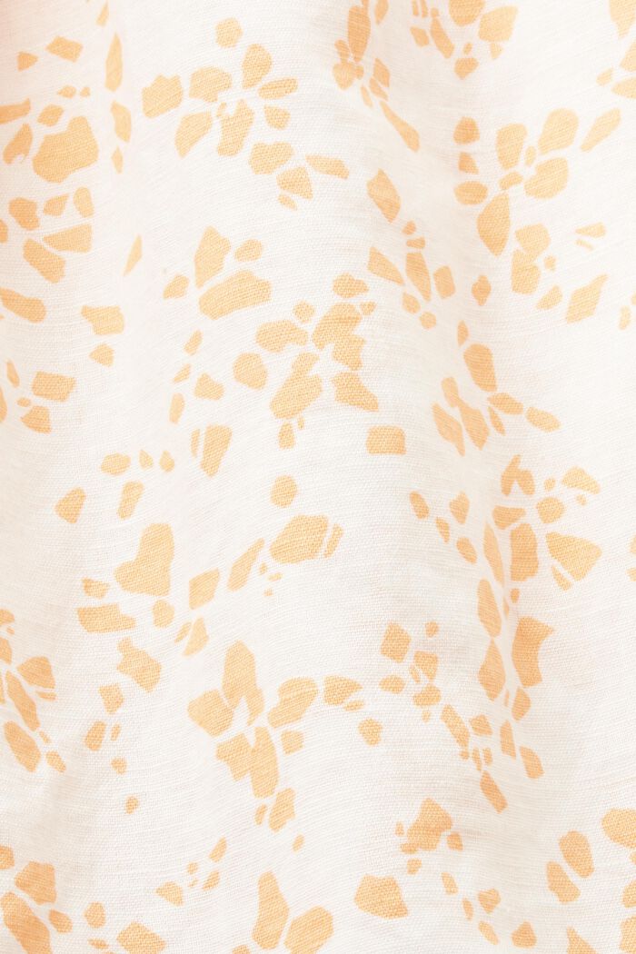 Printed Sleeveless Blouse, OFF WHITE, detail image number 4