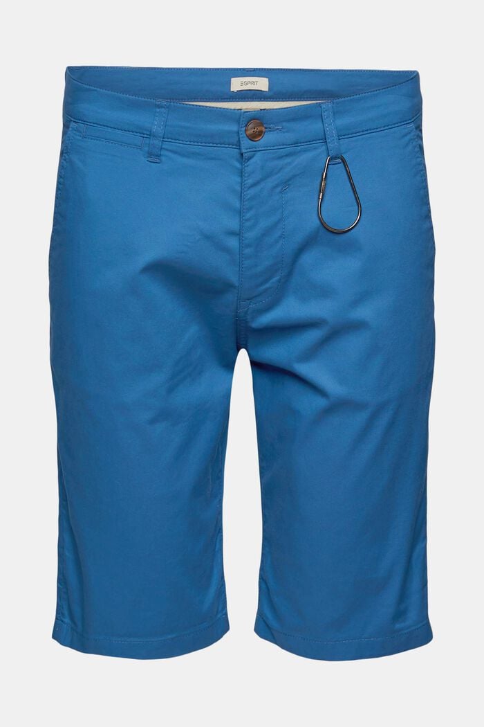 Short organic cotton trousers, BLUE, detail image number 7