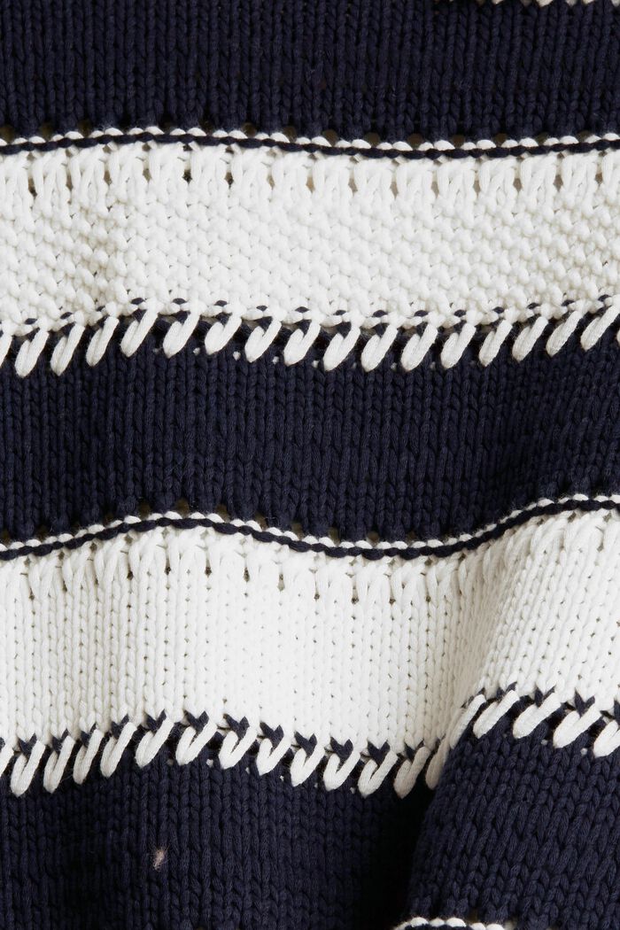 Striped knit jumper, OFF WHITE, detail image number 4