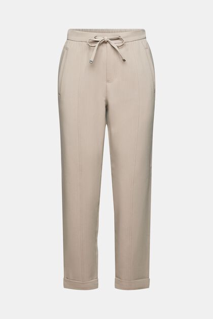 Mid-rise jogger style trousers