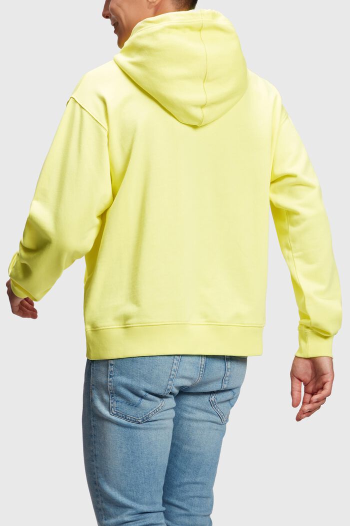 Patched hoodie, AMBER YELLOW, detail image number 1
