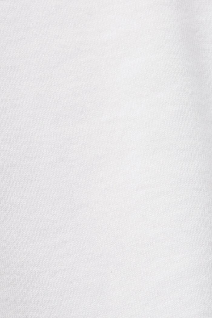 T-shirt with front print, WHITE, detail image number 5