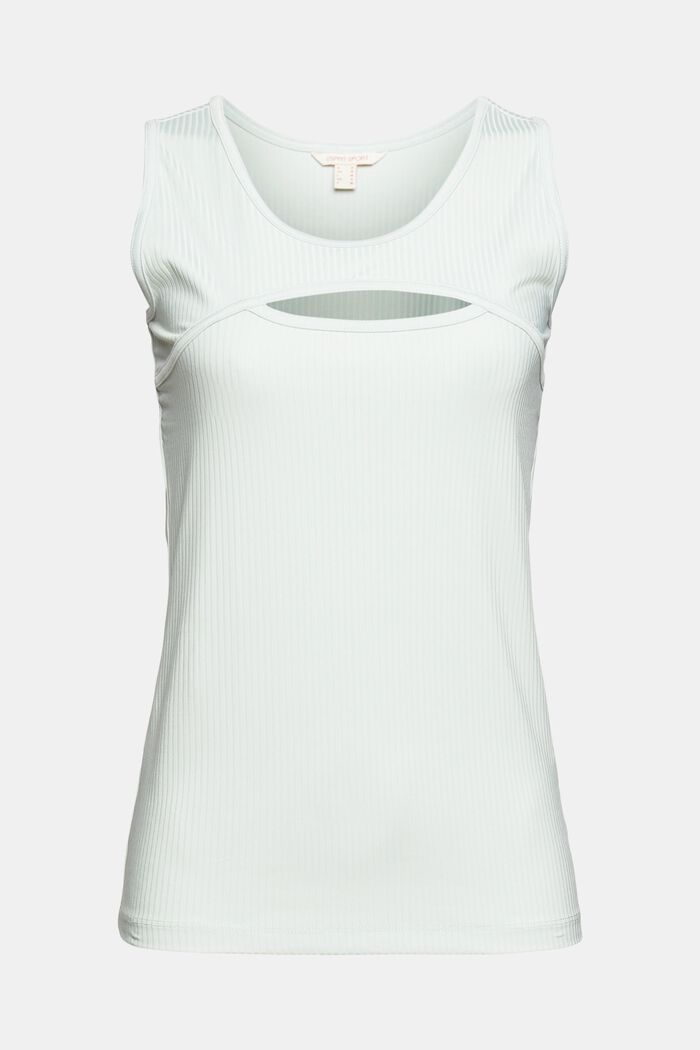 Top with a cut-out, PASTEL GREEN, detail image number 5