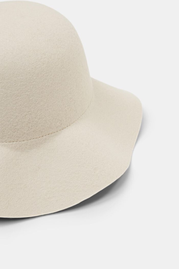Wool Felt Hat, OFF WHITE, detail image number 1