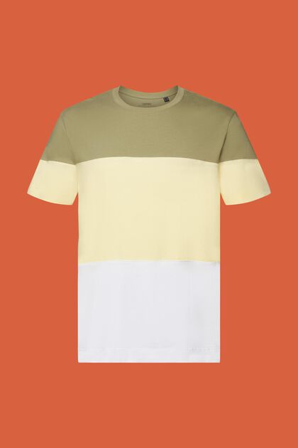 Colorblock t-shirt, 100% cotton