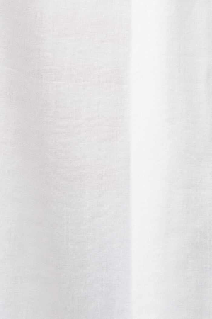 Logo Crewneck T-Shirt, WHITE, detail image number 5