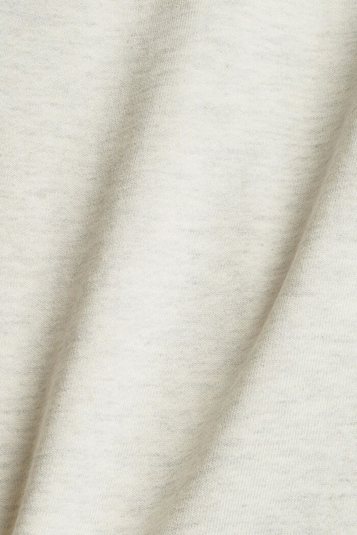 Sweatshirt midi skirt, cotton blend, PASTEL GREY, detail image number 4