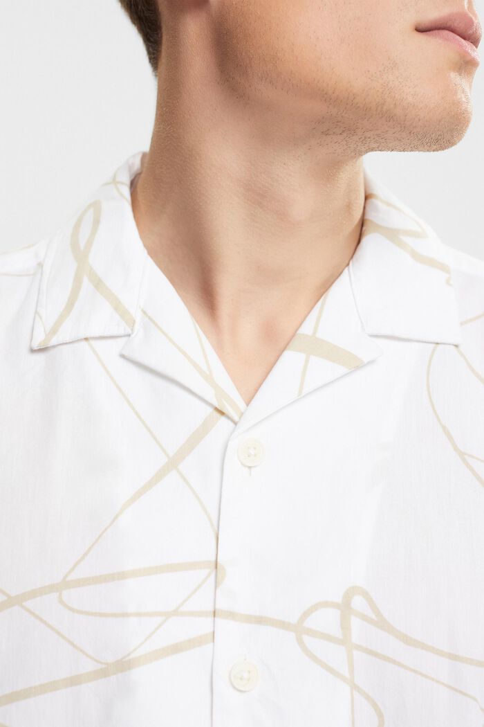Shirt with a pattern, WHITE, detail image number 2
