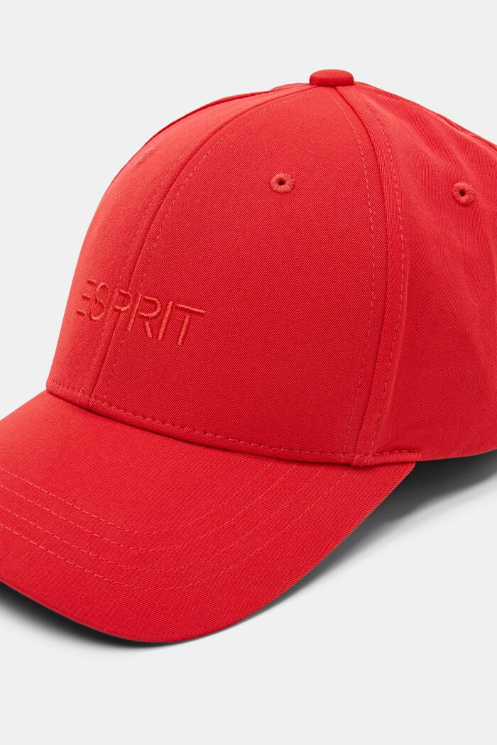 Embroidered Baseball Cap, RED, detail image number 1