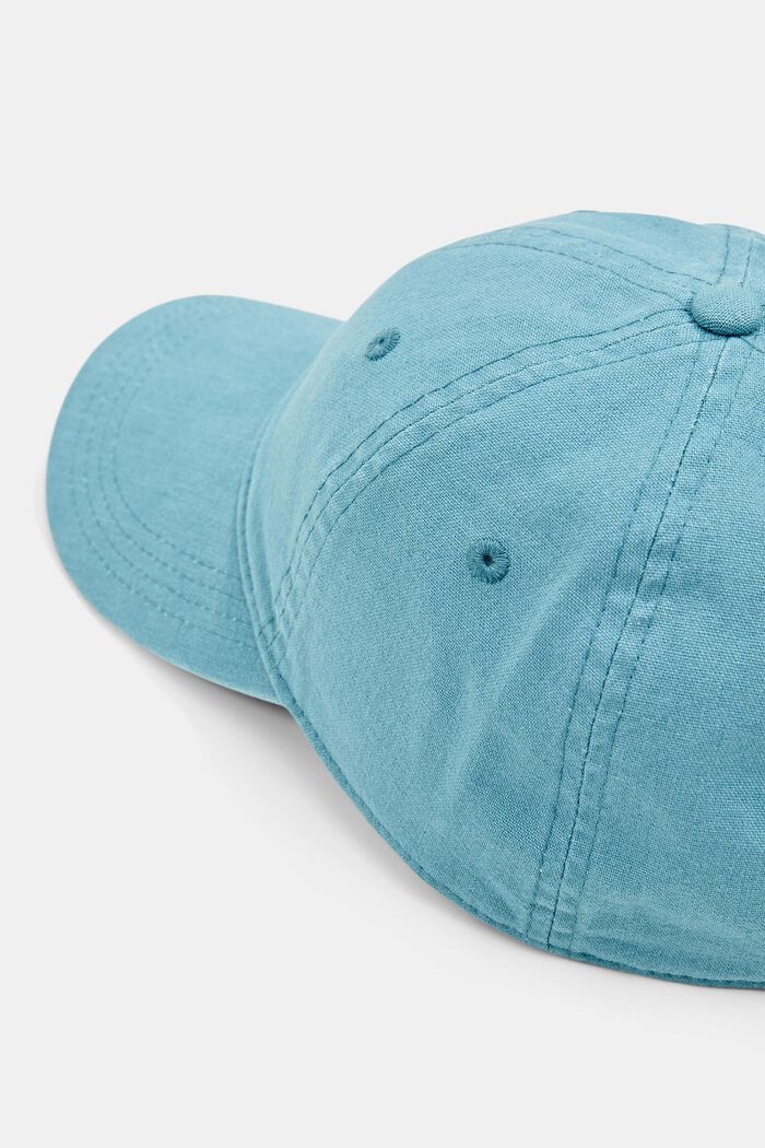 Cotton baseball cap, TURQUOISE, detail image number 1