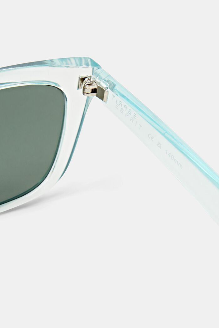 Square Framed Sunglasses, GREEN, detail image number 3