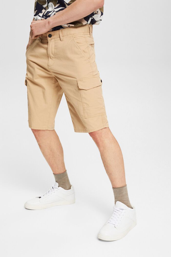 Cargo-style shorts, LIGHT BEIGE, detail image number 0