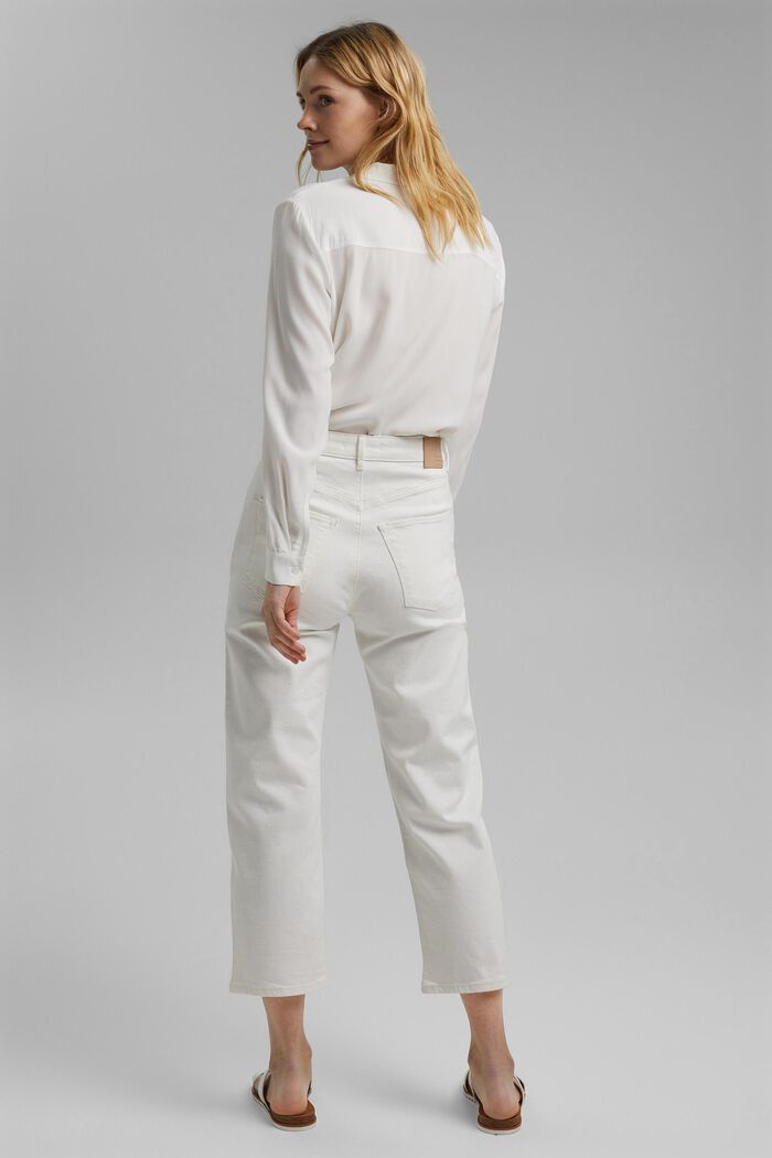 Stretch jeans in organic cotton, OFF WHITE, detail image number 3