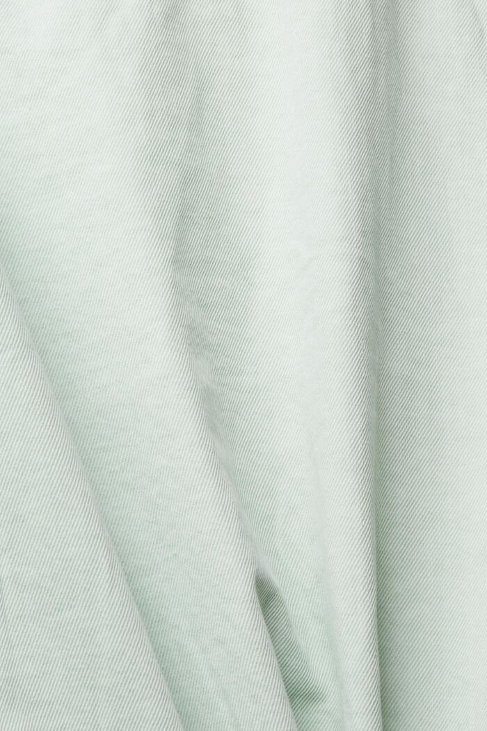 Containing TENCEL™: oversized shirt jacket, DUSTY GREEN, detail image number 4