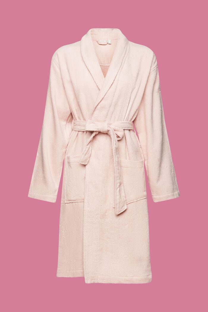 Unisex bathrobe, 100% cotton, ROSE, detail image number 5