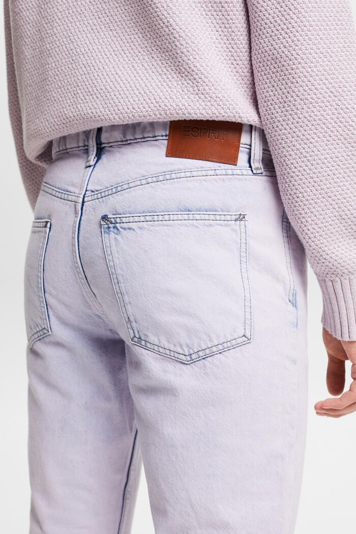 Mid-Rise Straight Jeans, LAVENDER, detail image number 3