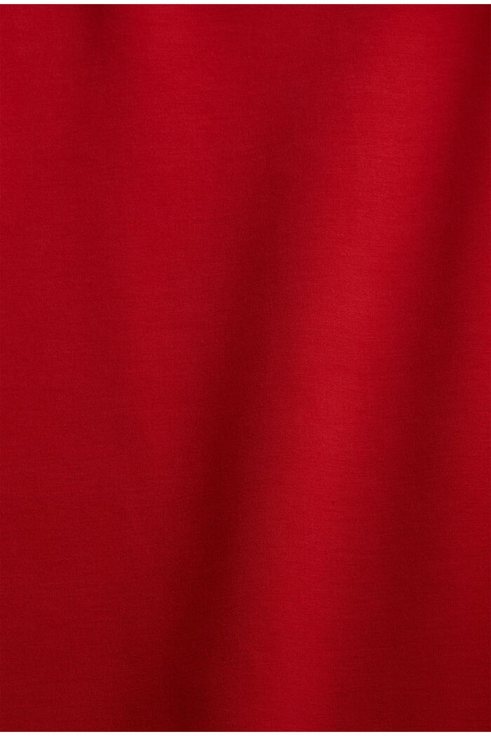 CURVY sweatshirt made with TENCEL™, ORANGE RED, detail image number 1