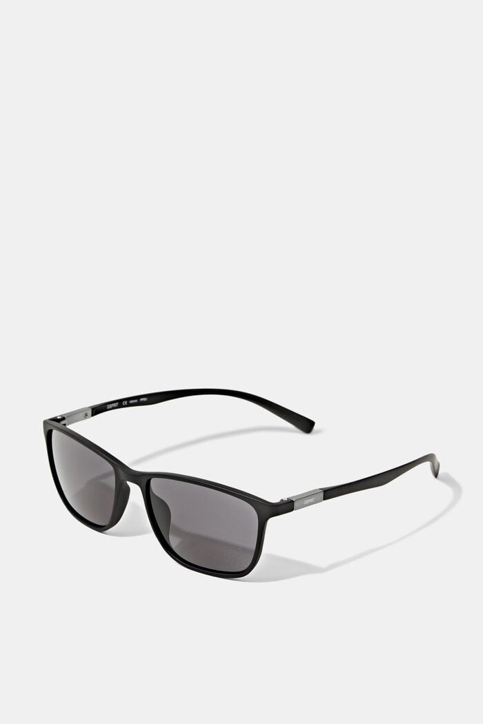Matt-effect sunglasses, BLACK, overview