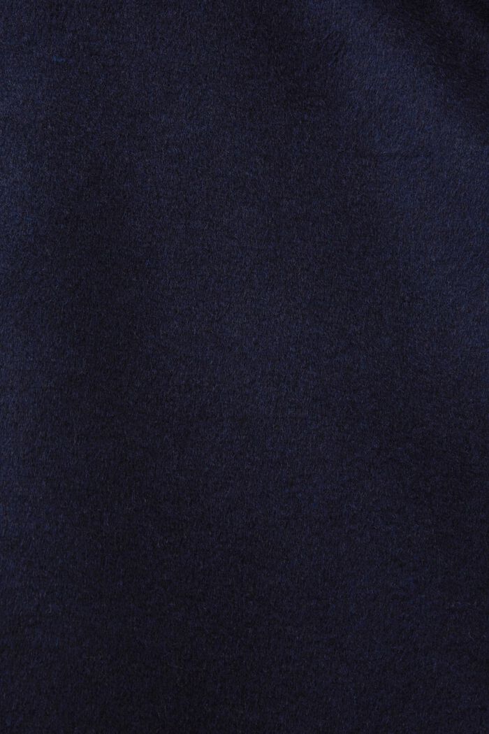 Recycled: wool blend coat with cashmere, NAVY, detail image number 5