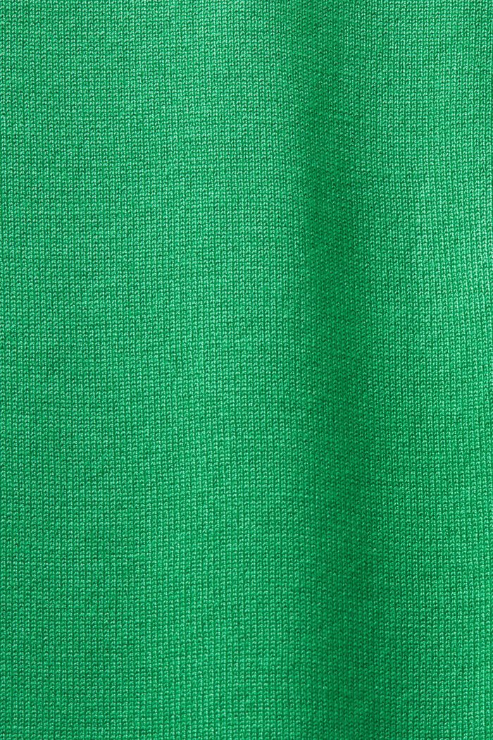 Long-Sleeve Turtleneck Sweater, GREEN, detail image number 5