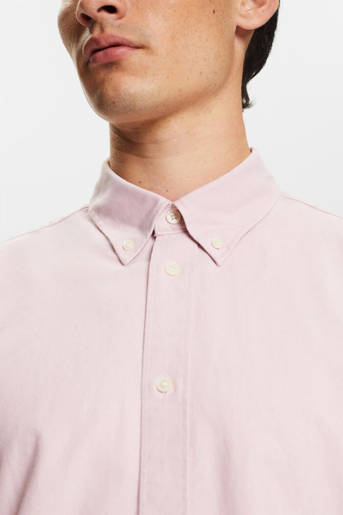 Cotton-Poplin Button Down Shirt, OLD PINK, detail image number 1