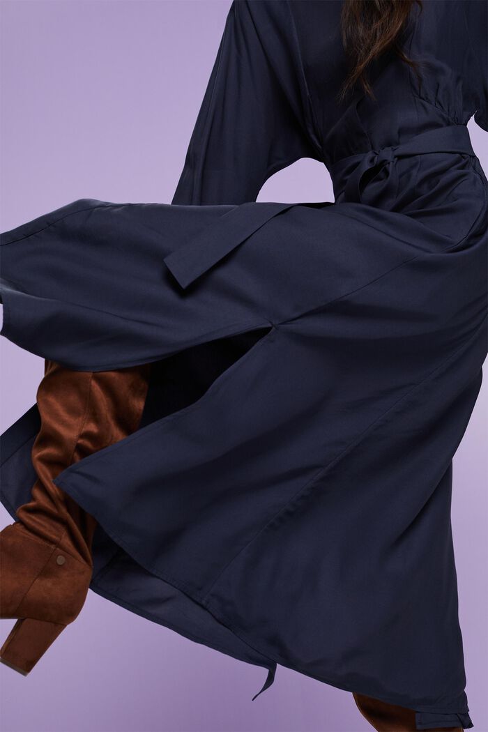 Midi Shirt Dress, LENZING™ ECOVERO™, NAVY, detail image number 2
